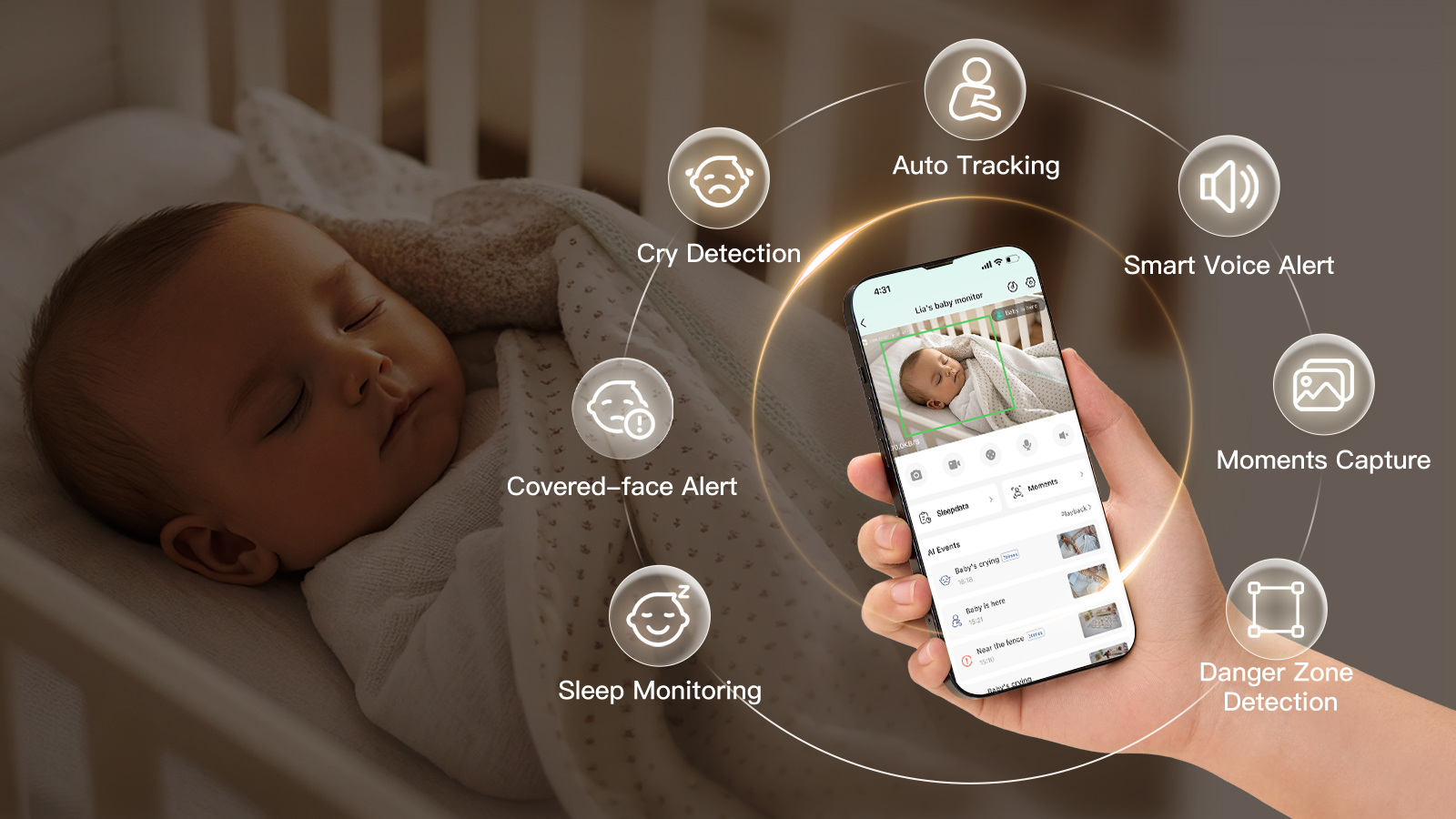 Monai Baby Monitor:Pioneering the Future with AI Enhanced Monitoring Solutions for New Parents